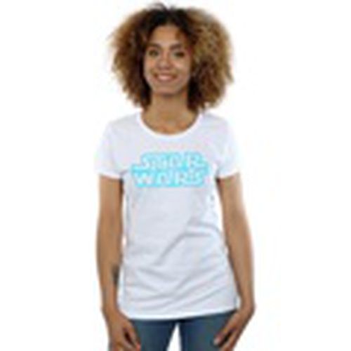 Camiseta manga larga Neon Sign Logo para mujer - Disney - Modalova