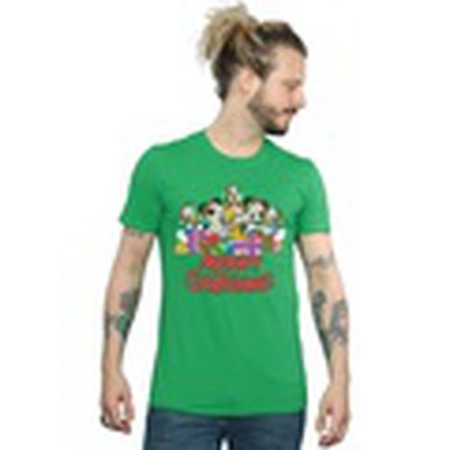 Camiseta manga larga Mickey Mouse And Friends Christmas para hombre - Disney - Modalova