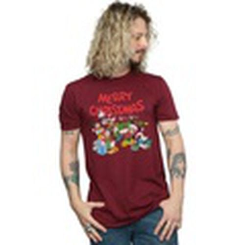 Camiseta manga larga Mickey Mouse And FriendsWinter Wishes para hombre - Disney - Modalova