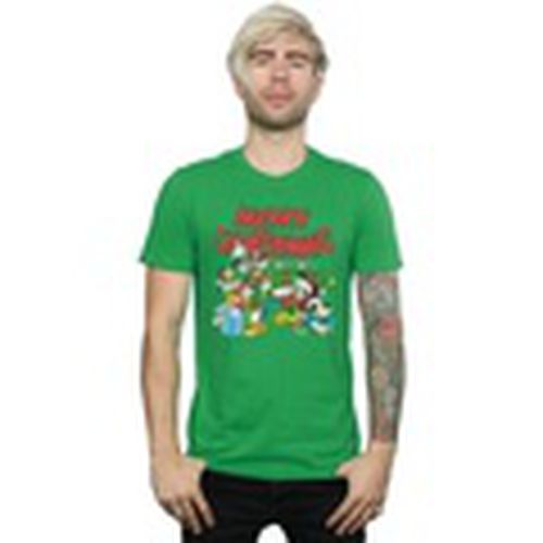 Camiseta manga larga Mickey Mouse And FriendsWinter Wishes para hombre - Disney - Modalova