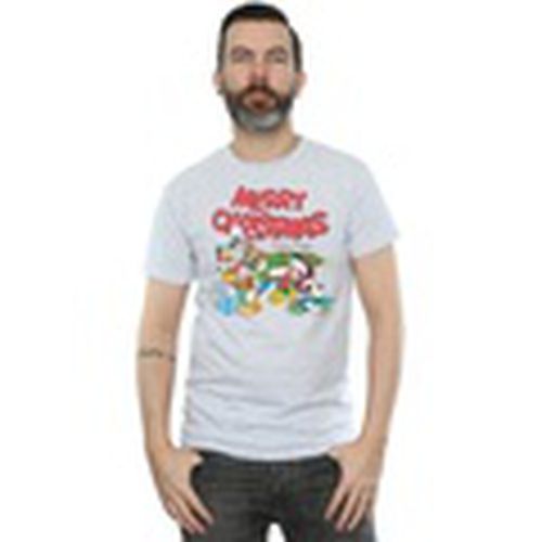 Camiseta manga larga Mickey And Friends Winter Wishes para hombre - Disney - Modalova