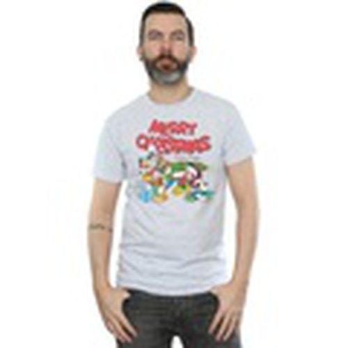 Camiseta manga larga Mickey Mouse And FriendsWinter Wishes para hombre - Disney - Modalova