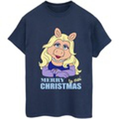 Camiseta manga larga Muppets Miss Piggy Queen of Holidays para mujer - Disney - Modalova