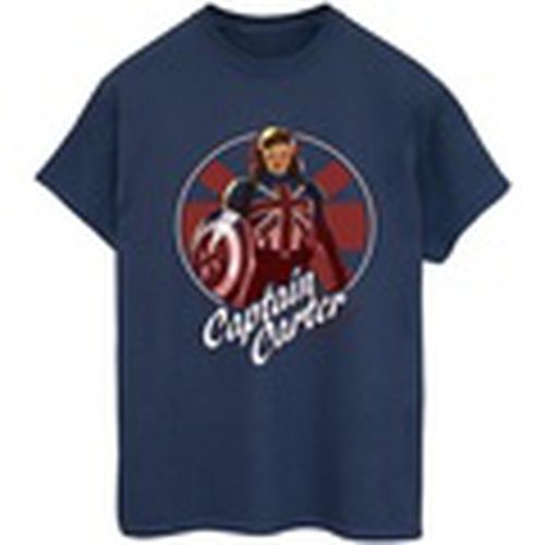 Camiseta manga larga What If Captain Carter para mujer - Marvel - Modalova