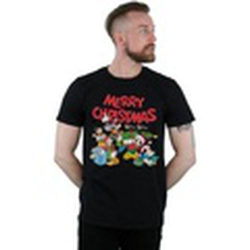 Camiseta manga larga Mickey Mouse And FriendsWinter Wishes para hombre - Disney - Modalova