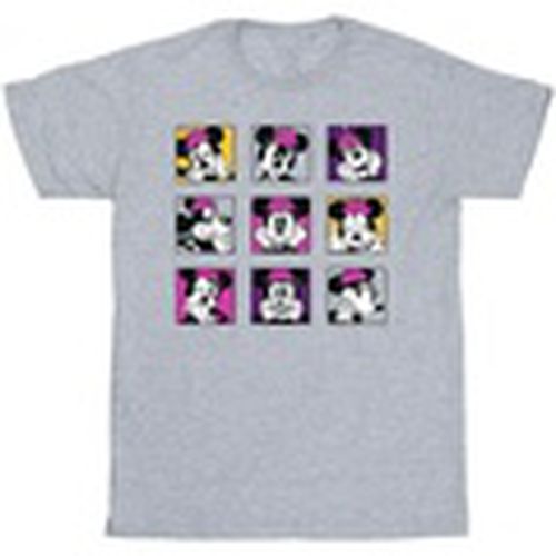 Camiseta manga larga Minnie Mouse Squares para hombre - Disney - Modalova