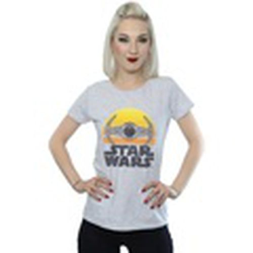 Camiseta manga larga Sunset TIE Fighter para mujer - Disney - Modalova