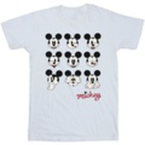Camiseta manga larga Mickey Mouse Many Faces para hombre - Disney - Modalova