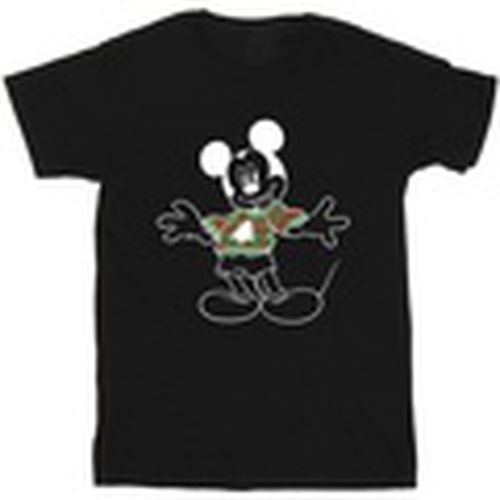 Camiseta manga larga Mickey Mouse Xmas Jumper para hombre - Disney - Modalova