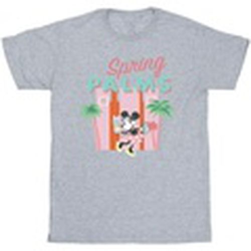 Camiseta manga larga Minnie Mouse Spring Palms para hombre - Disney - Modalova