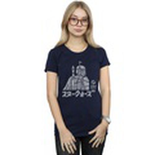 Camiseta manga larga Kanji Boba Fett para mujer - Disney - Modalova