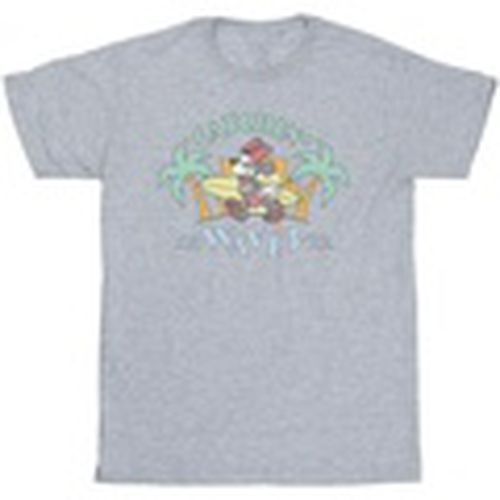 Camiseta manga larga Minnie Mouse Catchin Waves para hombre - Disney - Modalova