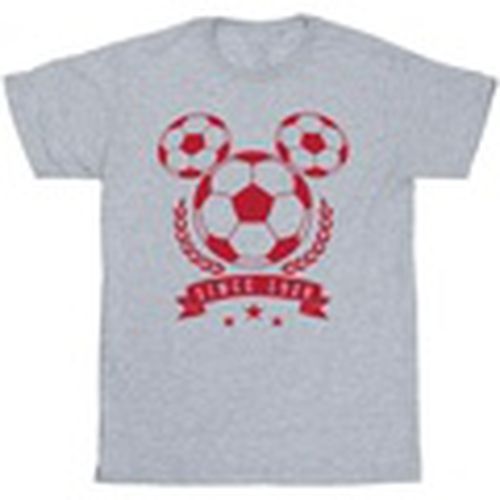 Camiseta manga larga Mickey Football Head para hombre - Disney - Modalova