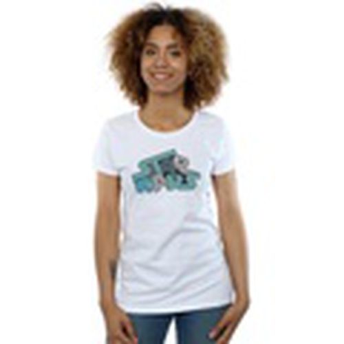 Camiseta manga larga Death Star Jumble Logo para mujer - Disney - Modalova