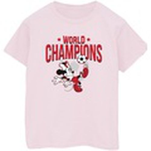 Camiseta manga larga Minnie Mouse World Champions para hombre - Disney - Modalova