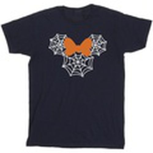 Camiseta manga larga Minnie Mouse Spider Web Head para hombre - Disney - Modalova