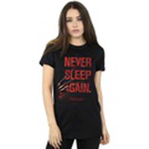 Camiseta manga larga Never Sleep Again para mujer - A Nightmare On Elm Street - Modalova