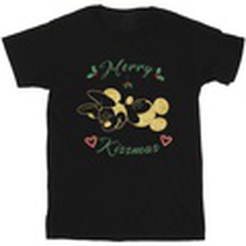 Camiseta manga larga Merry Kissmas para hombre - Disney - Modalova