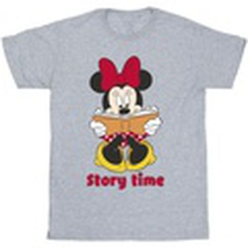 Camiseta manga larga Minnie Mouse Story Time para hombre - Disney - Modalova