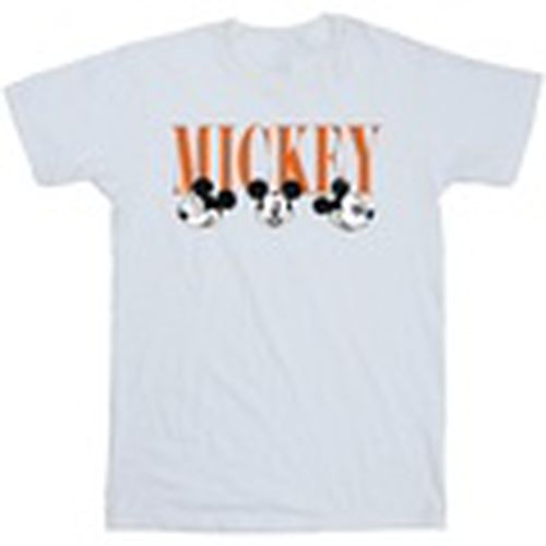 Camiseta manga larga Mickey Mouse Faces para hombre - Disney - Modalova