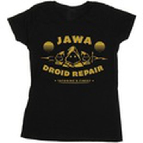 Camiseta manga larga Jawa Droid Repair para mujer - Disney - Modalova