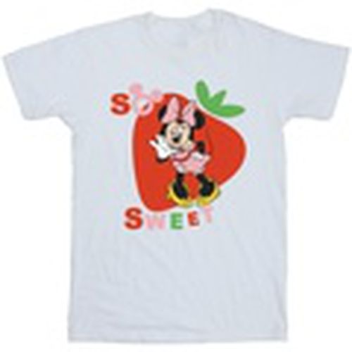 Camiseta manga larga Minnie Mouse So Sweet Strawberry para hombre - Disney - Modalova