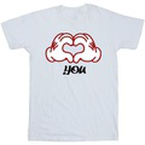 Camiseta manga larga Love You Hands para hombre - Disney - Modalova