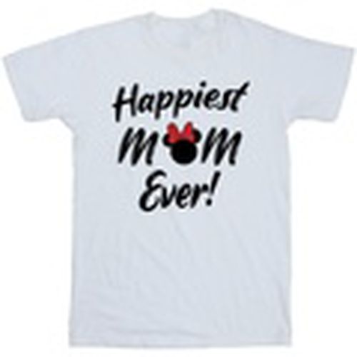 Camiseta manga larga Minnie Mouse Happiest Mom Ever para hombre - Disney - Modalova