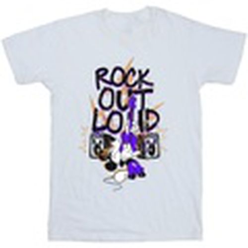 Camiseta manga larga Mickey Mouse Rock Out Loud para hombre - Disney - Modalova