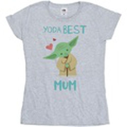 Camiseta manga larga Yoda Best Mum para mujer - Disney - Modalova