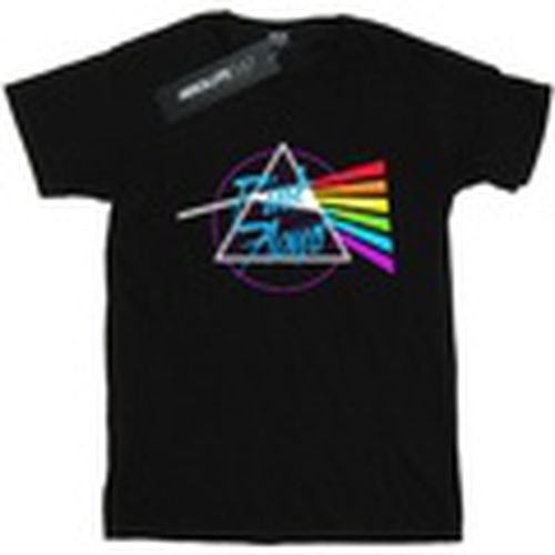 Camiseta manga larga Neon Darkside para mujer - Pink Floyd - Modalova