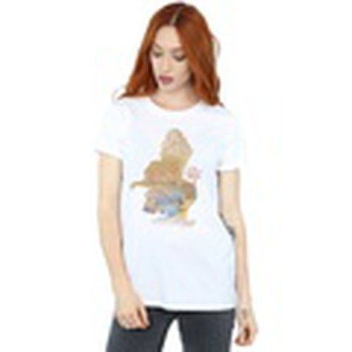 Camiseta manga larga Belle Filled Silhouette para mujer - Disney - Modalova