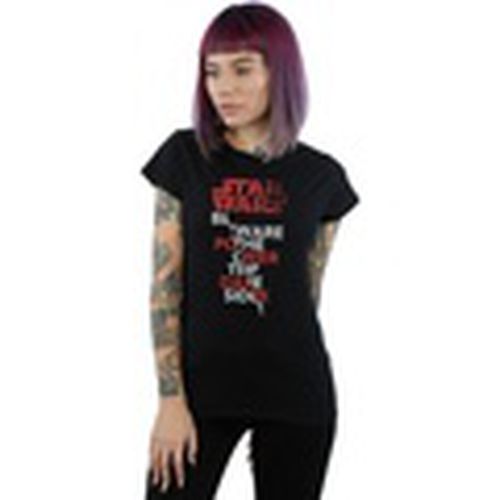 Camiseta manga larga The Last Jedi Power Of The Dark Side para mujer - Disney - Modalova