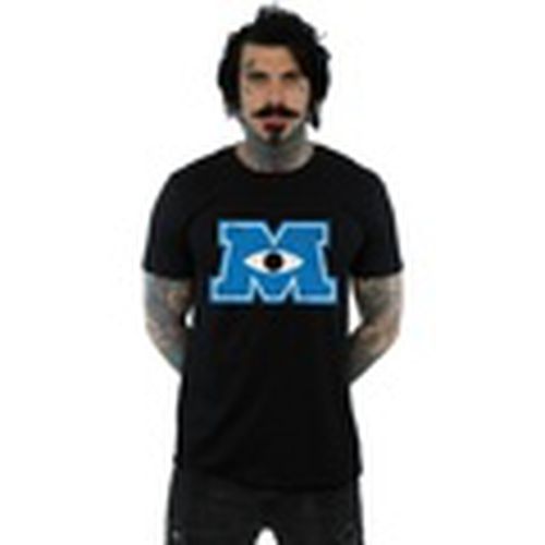 Camiseta manga larga Monsters University Monster M para hombre - Disney - Modalova