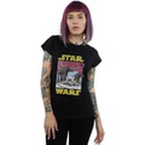 Camiseta manga larga The Last Jedi AT-AT para mujer - Disney - Modalova
