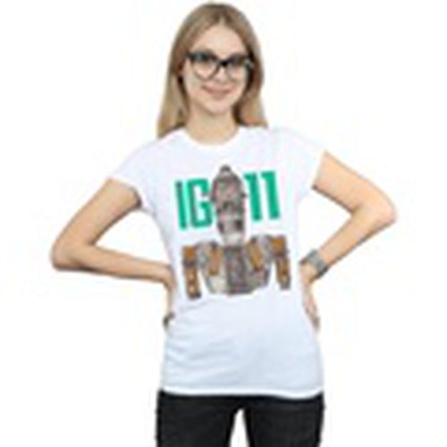 Camiseta manga larga The Mandalorian IG-11 Bounty Hunter para mujer - Disney - Modalova