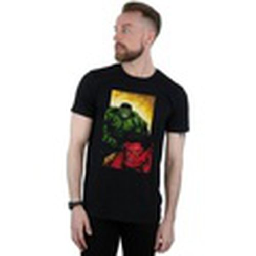 Camiseta manga larga Red Hulk Vs Green Hulk para hombre - Marvel - Modalova