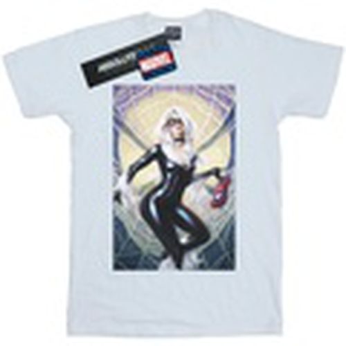 Camiseta manga larga Black Cat Artwork para hombre - Marvel - Modalova