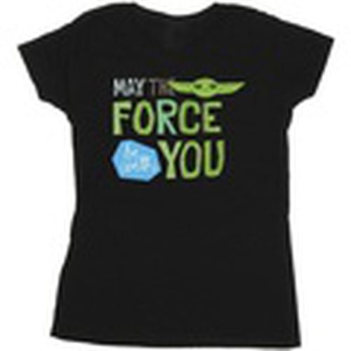 Camiseta manga larga The Mandalorian May The Force Be With You para mujer - Disney - Modalova