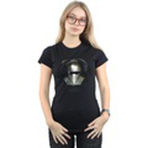 Camiseta manga larga The Mandalorian Dark Helmet para mujer - Disney - Modalova