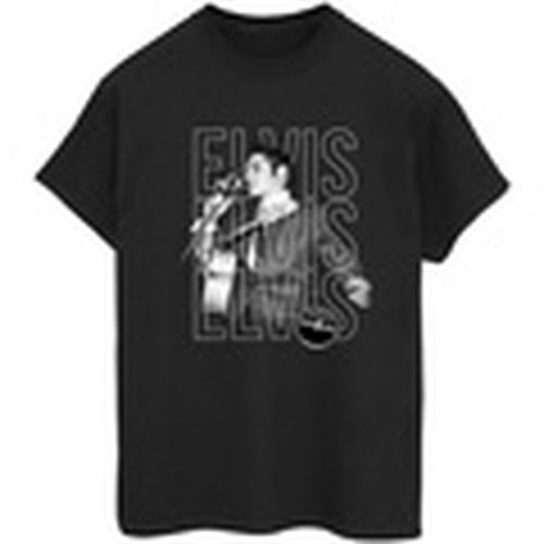 Camiseta manga larga Triple Logo Portrait para mujer - Elvis - Modalova