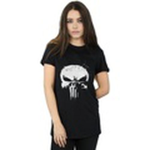 Camiseta manga larga The Punisher TV Skull Logo para mujer - Marvel - Modalova