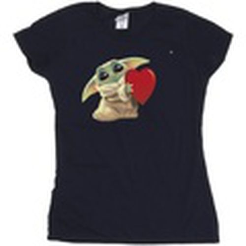 Camiseta manga larga The Mandalorian The Kids With Heart para mujer - Disney - Modalova
