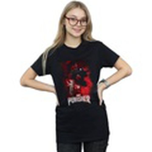 Camiseta manga larga The Punisher TV Series Red Smoke para mujer - Marvel - Modalova