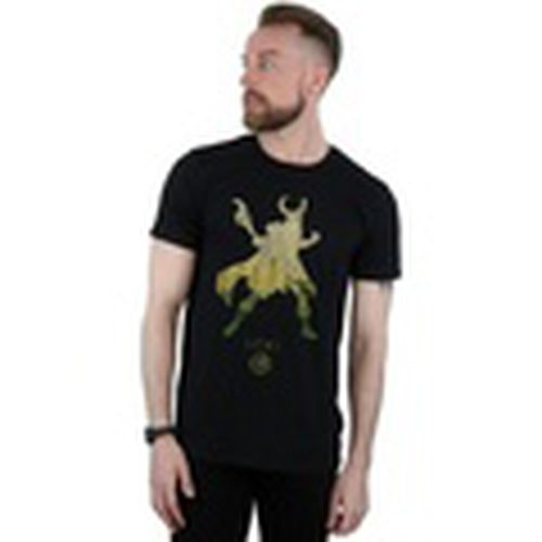 Camiseta manga larga Loki Silhouette para hombre - Marvel - Modalova