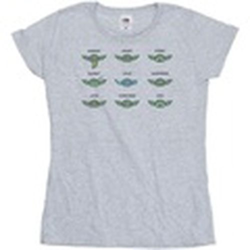 Camiseta manga larga Mandalorian Grogu Mood para mujer - Disney - Modalova