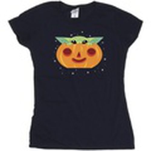 Camiseta manga larga The Mandalorian Grogu Pumpkin para mujer - Disney - Modalova