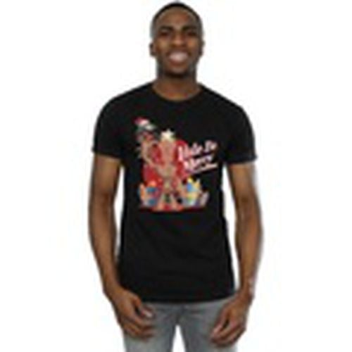 Camiseta manga larga Yule Be Merry para hombre - Marvel - Modalova