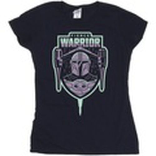 Camiseta manga larga The Mandalorian Fierce Warrior Patch para mujer - Disney - Modalova
