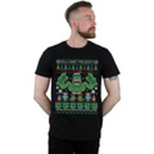 Camiseta manga larga Hulk Want Presents para hombre - Marvel - Modalova